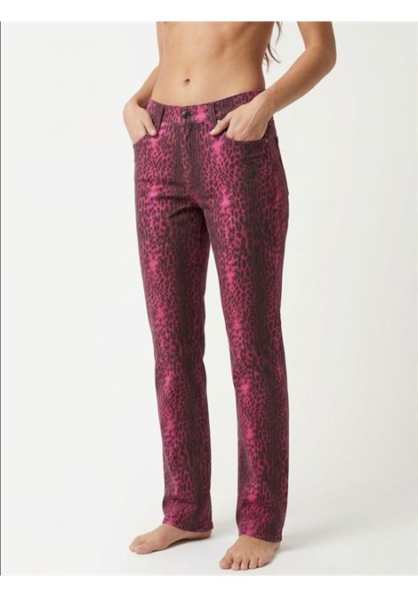 Pantalone Vintage Animalier Rosa/Viola Just Cavalli CAVALLI JUST | CE.00600002020